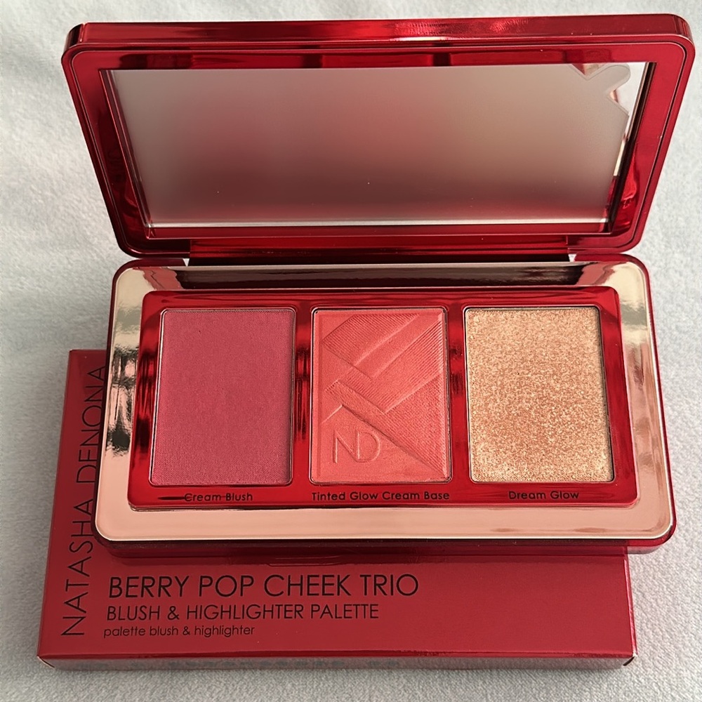 🎨 NATASHA DENONA | BERRY POP CHEEK TRIO PALETTE